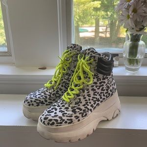 AQUA haly platform sneakers